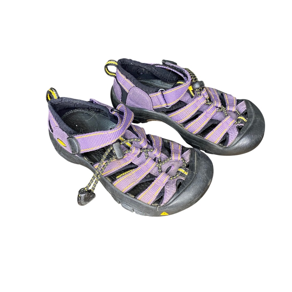 Keen Newport H2 Kids Waterproof Purple Yellow Sport Sandals Size 13 Toddler
